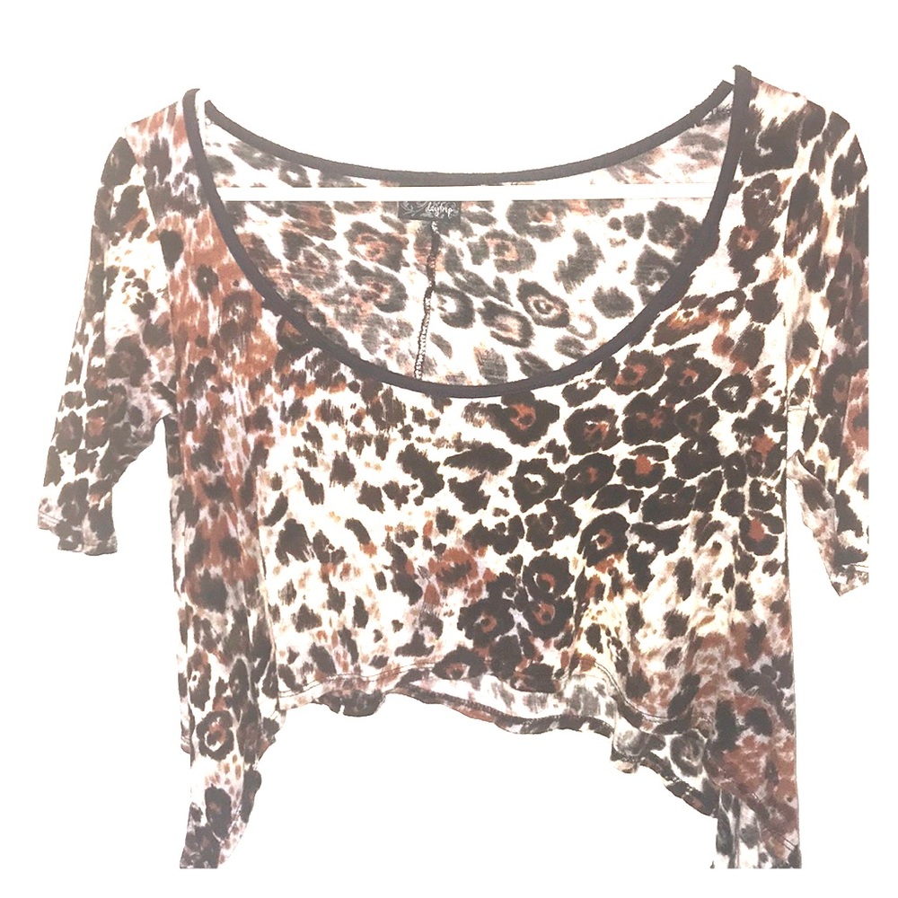 Cheetah crop top